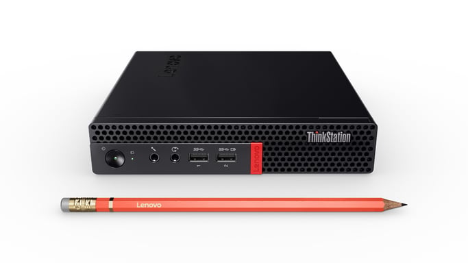 Lenovo ThinkCentre P320 Intel® Core™ i7 i7-7700T 8 Go DDR4-SDRAM 256 Go SSD NVIDIA® Quadro® P600 Windows 10 Pro Mini PC Station de travail Noir