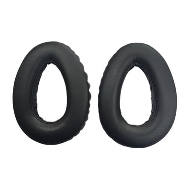 Cuscinetti auricolari in pelle di pecora per cuffie Sennheiser PXC550, cuscinetti di ricambio, 1 paio, neri Black