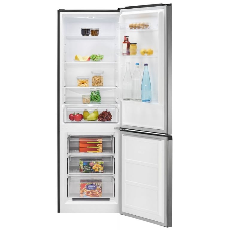 Réfrigérateur et congélateur Inox Bomann KG7357 Inox - vue 3