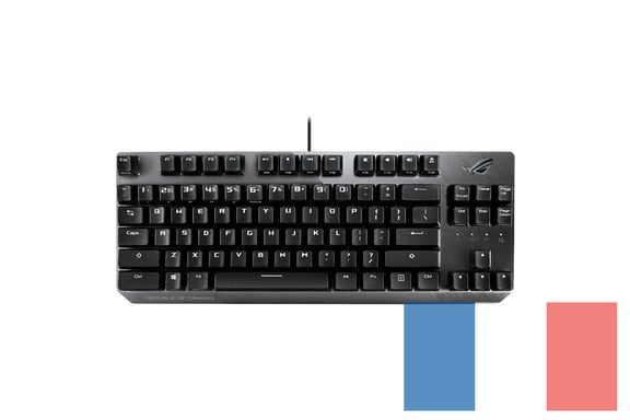 DELTACO GAMING - Clavier mécanique compact 68 touches, Switches rouge, RGB,  AZERTY - Deltaco Gaming