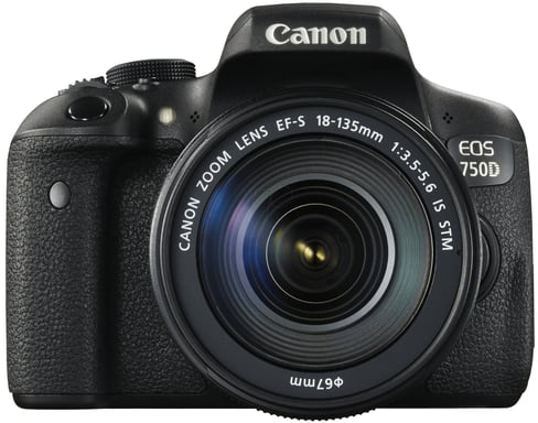 Canon EOS 750D Noir - vue 1