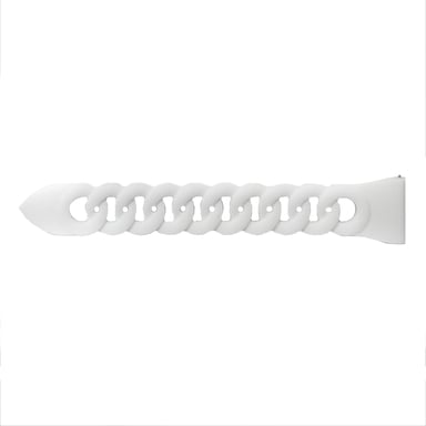 Bracelet de montre en silicone - Compatible avec Samsung et Huawei White M