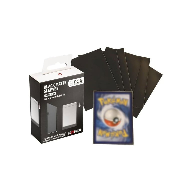 Protège-Cartes Konix  – Pack de 100 Pochettes 66 x 91 mm