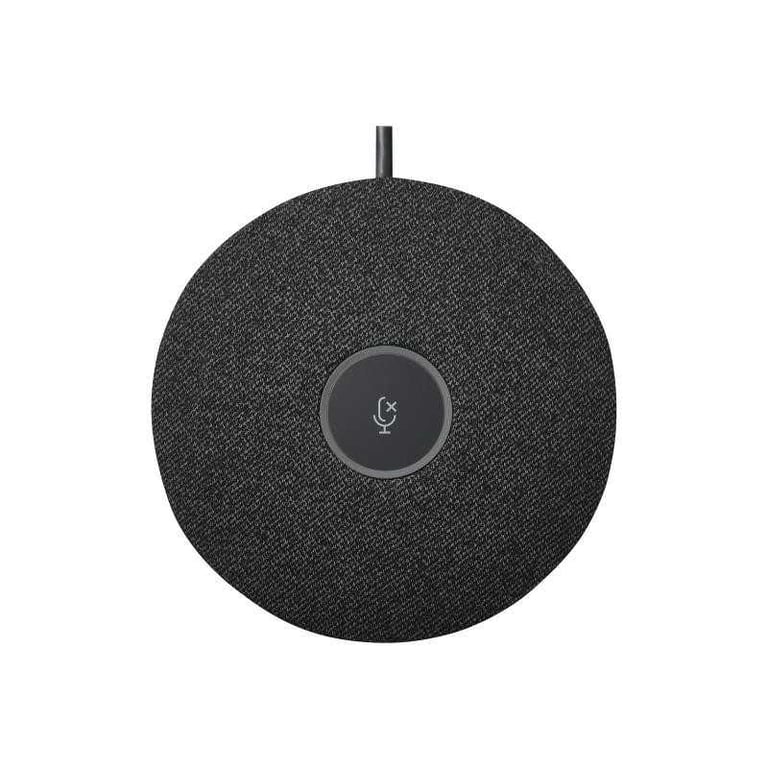 Module de micro Logitech Rally Mic Pod 989-000430 omnidirectionnel tissu gris foncé / charbon - Neuf