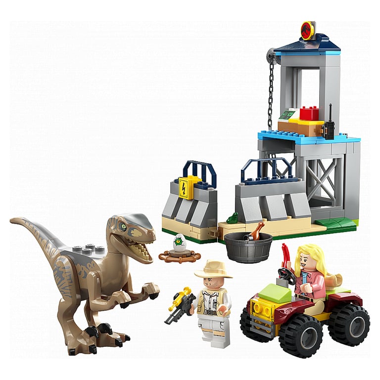 LEGO 'évasion du vélociraptor Jurassic World - vue 3