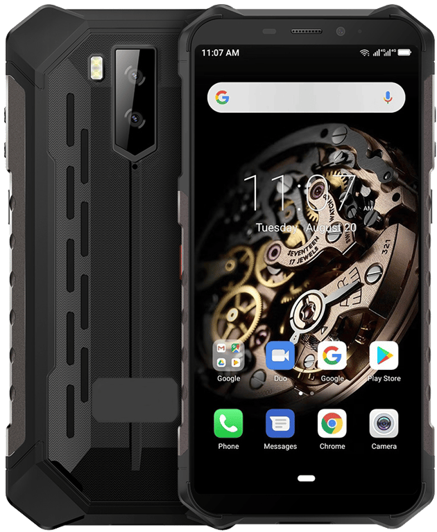 Smartphone Incassable Android 8.1 Téléphone Antichoc 5.5 Pouces 2Go + 16Go Noir YONIS