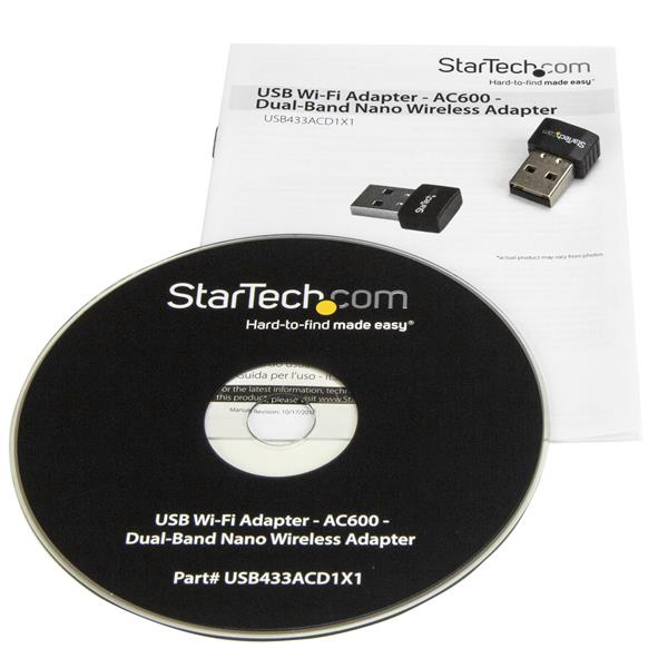 StarTech.com Adaptateur USB WiFi AC600 Adaptateur réseau sans fil nano bi bande Neuf - vue 2