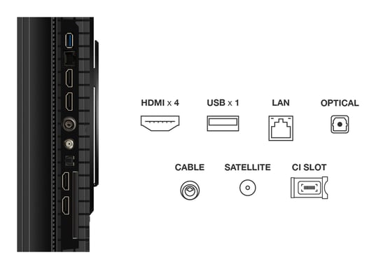 TCL P8K 75P8K Televisor 190,5 cm (75'') 4K Ultra HD Smart TV Wifi Metálico 350 cd / m²
