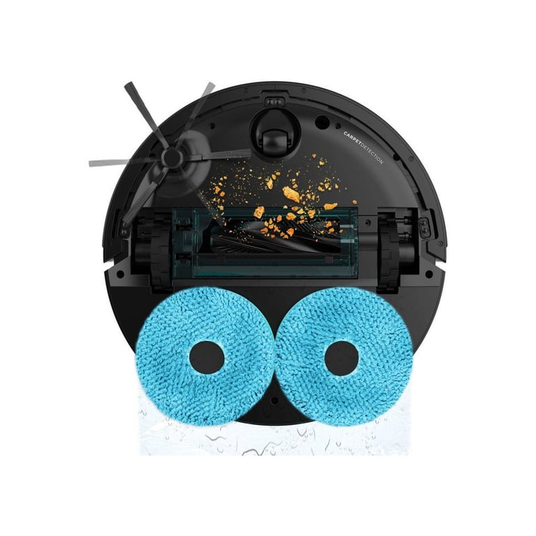 Robot aspirateur-laveur Cecotec Conga X70 Spin 15 000 Pa base auto-vide laser IA Noir - Neuf