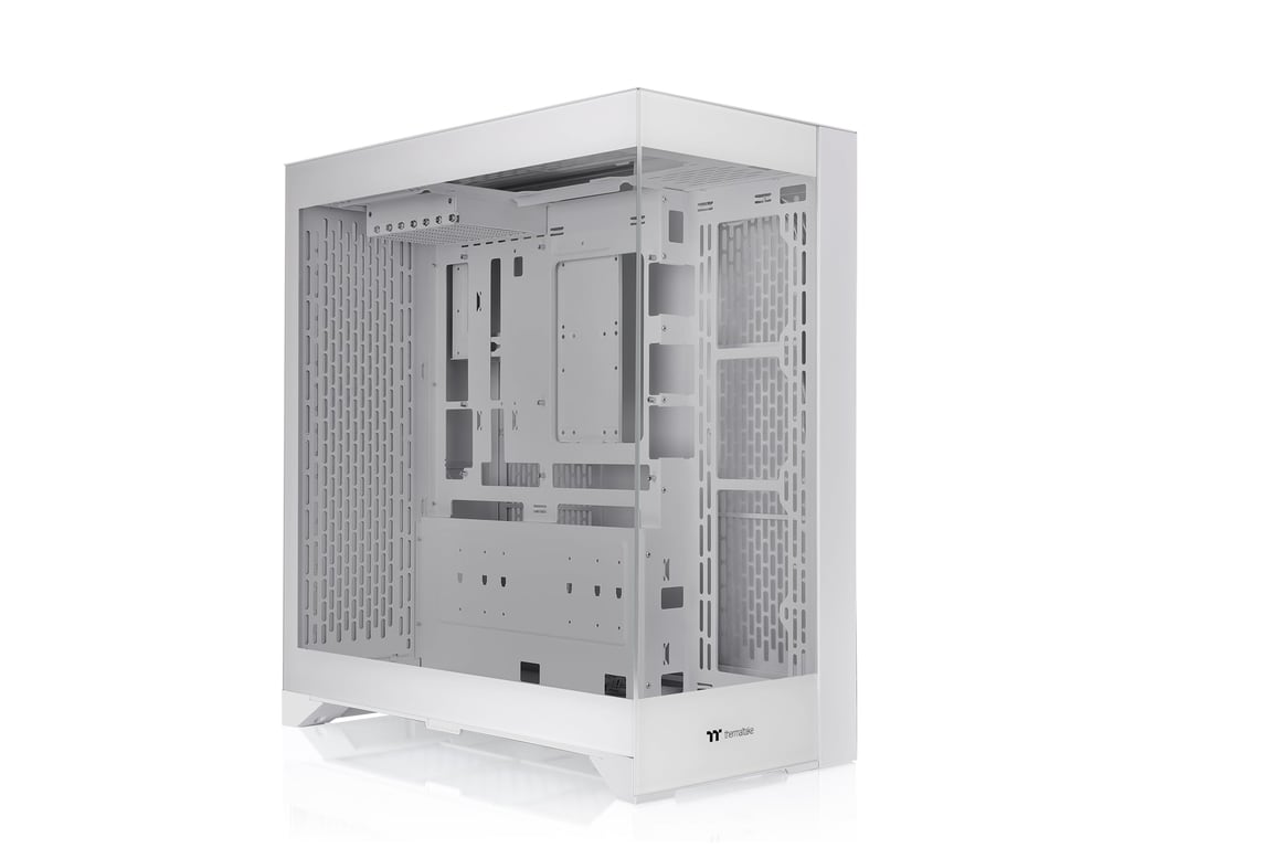 THERMALTAKE Nom : Boitier Moyen Tour E-ATX Centralized Thermal Efficiency E660 MX avec panneaux vitrés (Blanc) - Neuf