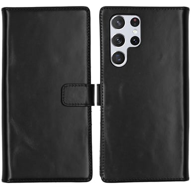 Selencia SH00047233 coque de protection pour téléphones portables 17,3 cm (6.8'') Folio porte carte Noir Samsung Samsung Galaxy S22 Ultra