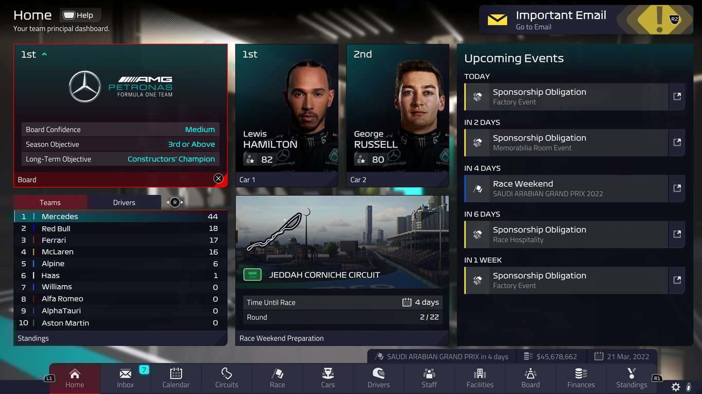 F1 Manager 2022 Standard Italien PS5 - vue 4