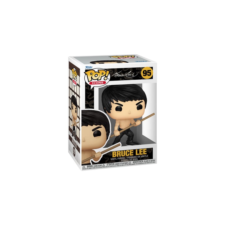 Bruce Lee Figurine POP! Icons Bruce Lee dynamic 9 cm - vue 3
