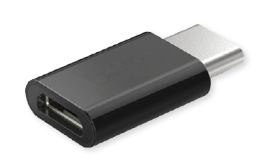 Savio AK-31 / B cambiador de género para cable Micro USB USB 3.1 Typ C Negro