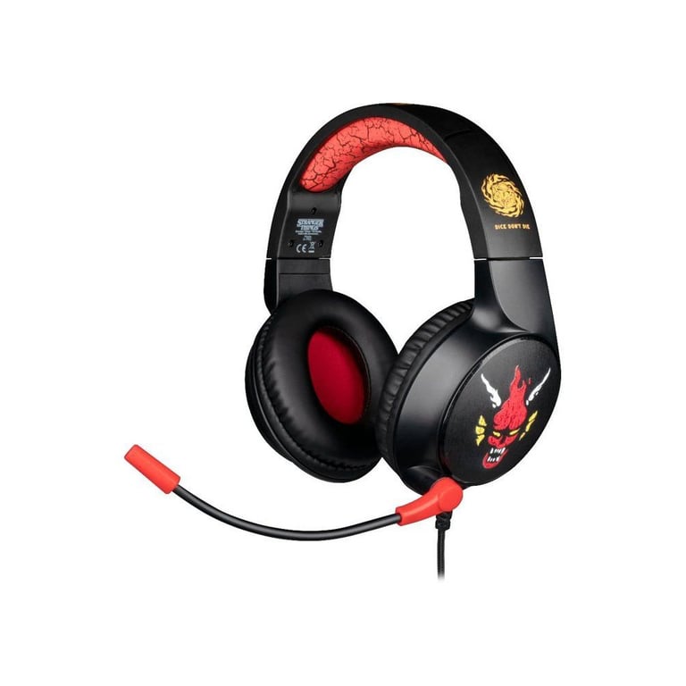 Casque Gaming Konix – Circum-aural, Micro, PC/PS5/Xbox, Stranger Things