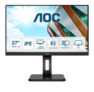 AOC P2 Q27P2Q LED display 68,6 cm (27'') 2560 x 1440 pixels Quad HD Noir