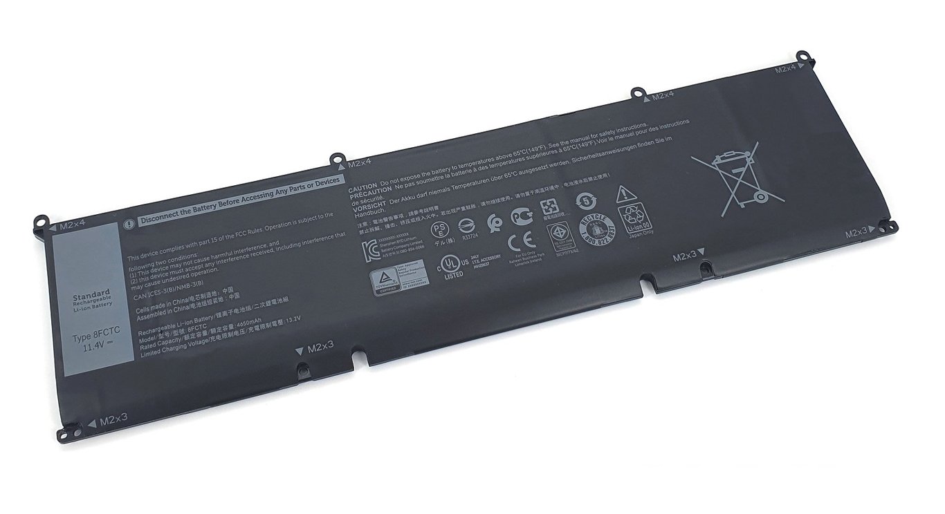 DLH Batterie Li Pol 11.4V 7000mAh 80Wh 69KF2 / 069KF2 / 8FCTC / M59JH Neuf - vue 2