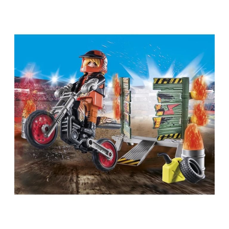 PLAYMOBIL - 71256 - Starter Pack - Stuntshow Cascadeur - Neuf