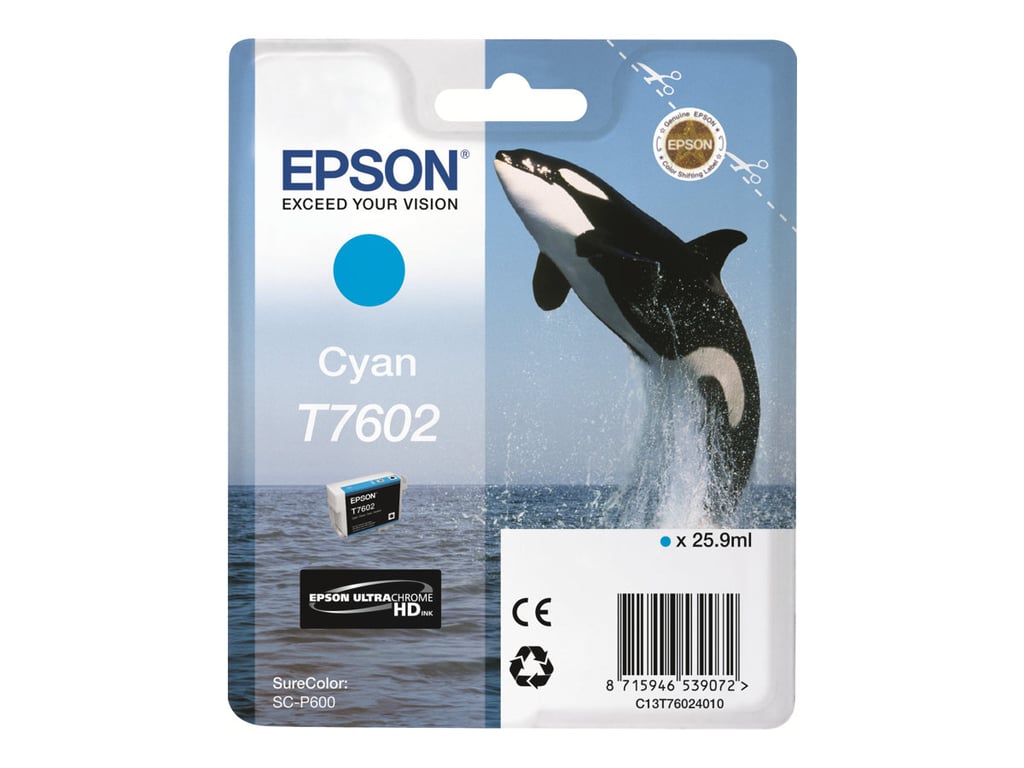 Ink/T7602 Killer Whale 25.9ml CY - Neuf