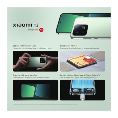 Xiaomi 13 (5G) 256 GB, Negro, Desbloqueado