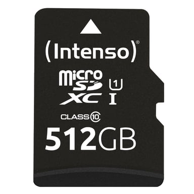 Intenso microSD 512GB UHS-I Perf CL10| Performance 512GB Classe 10