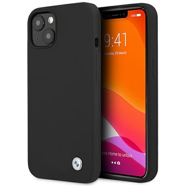 Funda BMW para iPhone 13 6.1'' Firma Silicona Negra