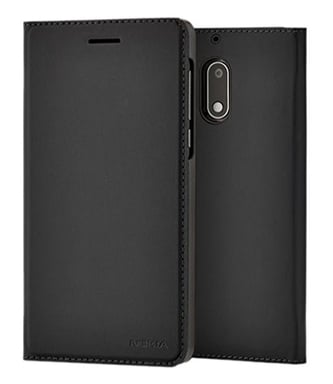 Nokia Slim Flip Cover CP-302 coque de protection pour téléphones portables Folio porte carte Noir Nokia 5