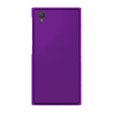 Coque silicone unie compatible Givré Violet Sony Xperia L1