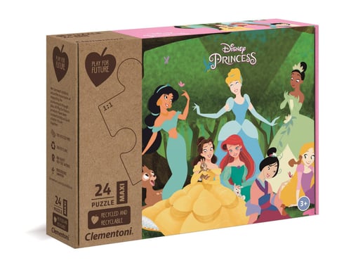 Clementoni Play For Future - 24 Pièces Maxi - Disney Princess - Neuf
