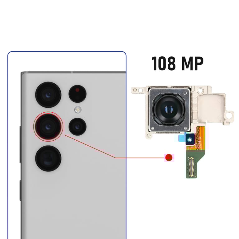 SAMSUNG Caméra Arrière pour Samsung Galaxy S22 Ultra 108MP - vue 4