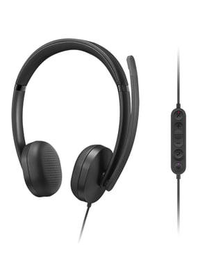 Lenovo VoIP Headset 5000 Casque Avec fil Arceau Bureau/Centre d'appels USB Type-C Noir