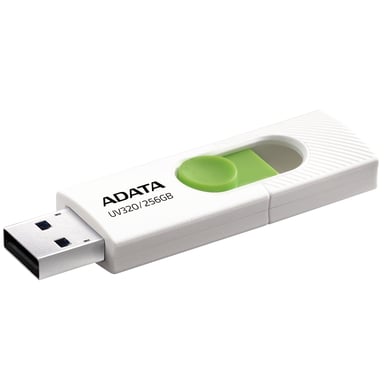 ADATA UV320 unidad flash USB 256 GB USB tipo A 3.2 Gen 1 (3.1 Gen 1) Verde, Blanco
