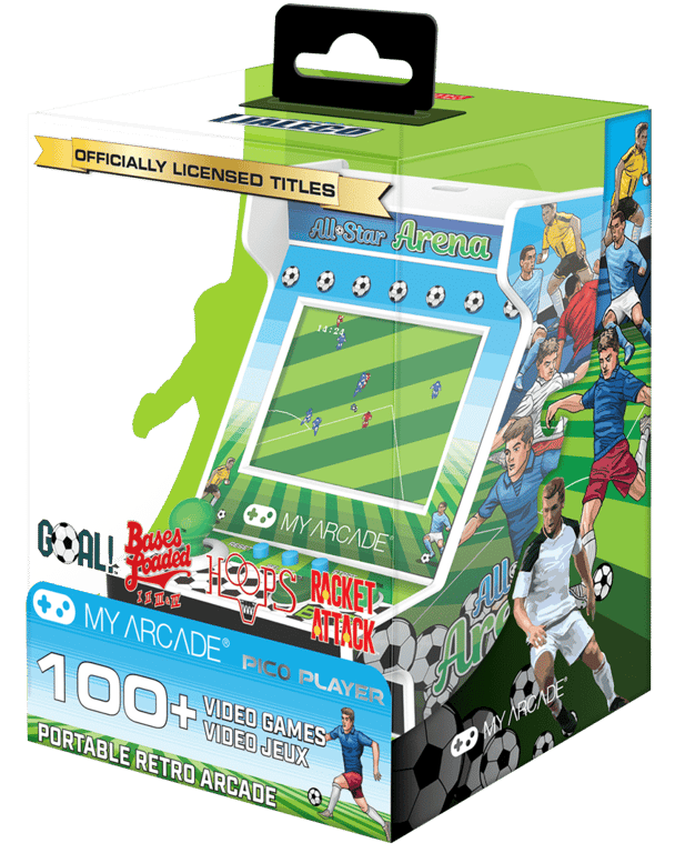 My Arcade Pico Player All Star Arena 107 Games in 1 Neuf