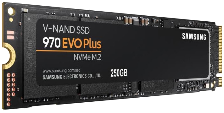 SAMSUNG - SSD Interne - 970 EVO PLUS - 250Go - M.2 (MZ-V7S250BW)
