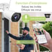 Caméra Surveillance 2.0 Mp Android iOs Wifi Vision Nocturne P2P Blanc YONIS