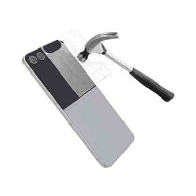 Protector de pantalla de vidrio templado de alta calidad (60?% de vidrio templado reciclado) para Samsung Galaxy Z Flip 7, transparente