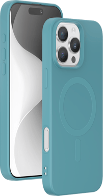 Coque MagSafe pour iPhone 16 Pro Max Silicone Verte Bigben