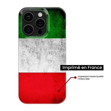 Coque en silicone - Compatible Apple iPhone 14 Plus - design drapeau italie