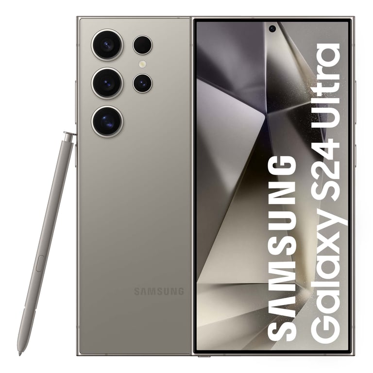 Galaxy S24 Ultra (5G) 256 GB, Titano Gris, Desbloqueado - Samsung