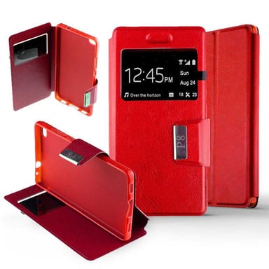 Etui Folio Rouge compatible Huawei P8