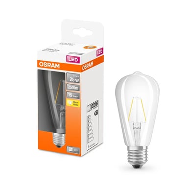 LED EDIS.CLAIR FILA.2.5W E27 CHD BTE OSRAM - 4058075436763
