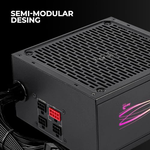 Aerocool LUX PRO RGB Bloc d'alimentation Semi modulaire RGB 80Plus +88% Condensateurs Japonais Ventilateur 14cm - vue 5