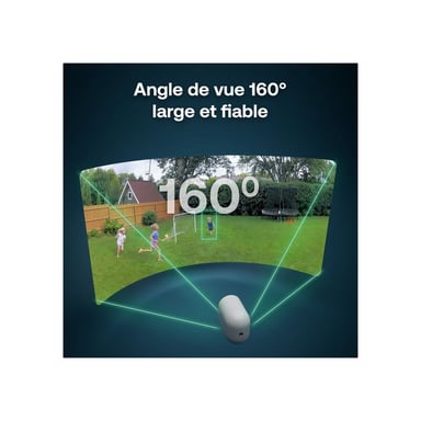 Caméra de sécurité ARLO Pro 6 2K+ IP Kit 4 Extérieur 12x Zoom vision nocturne couleur Wi?Fi Noir/Blanc