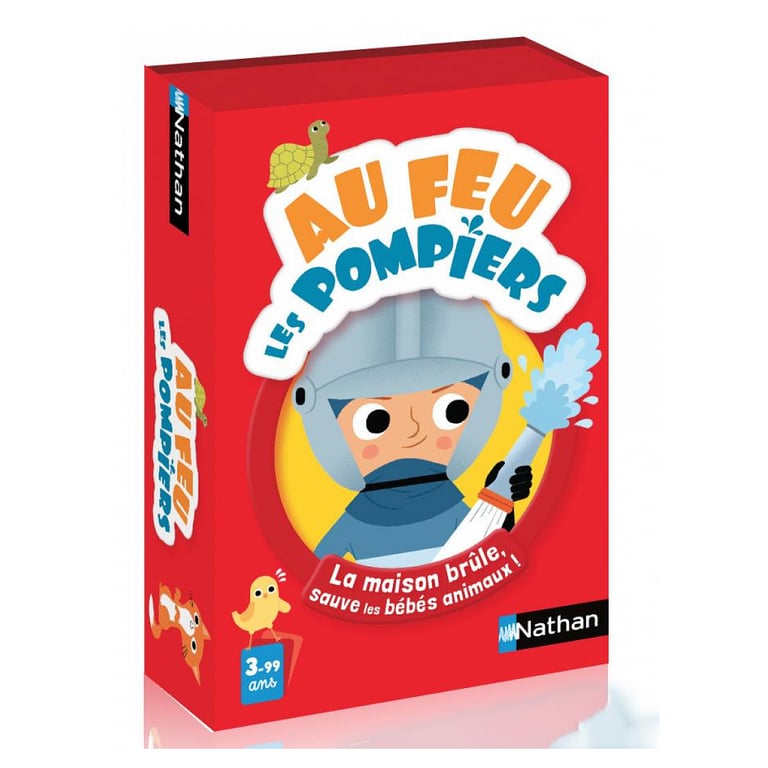 Au Feu les Pompiers! - Jeu de Cartes Aventureux pour Toute la Famille - Neuf