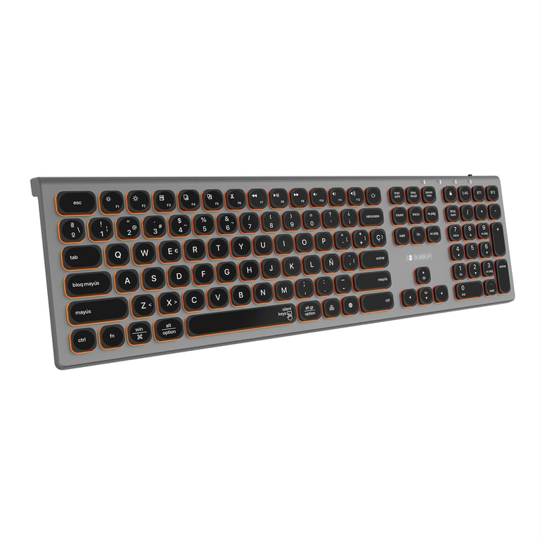 Clavier Universel SUBBLIM SUBKB-3MIE300 – RF Sans Fil + Bluetooth, QWERTY Espagnole