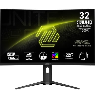 MSI MAG 321CUP pantalla para PC 80 cm (31.5'') 3840 x 2160 Pixeles 4K Ultra HD Negro