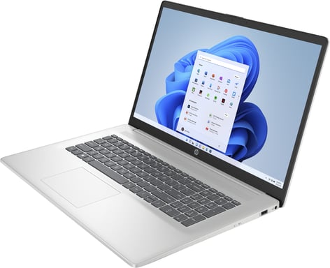 HP 17-cp0018nf AMD Ryzen™ 5 5500U Portátil 43,9 cm (17.3'') Full HD 8 GB DDR4-SDRAM 512 GB SSD Wi-Fi 5 (802.11ac) Windows 11 Home Plata