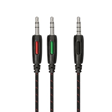 Trust GXT 323 Carus Auriculares con cable Diadema Play Negro, Rojo