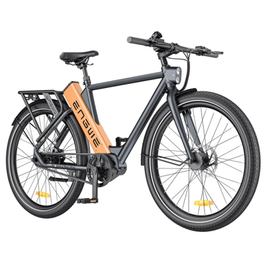 Vélo Électrique ENGWE P275 PRO 19.2Ah - Moteur 250W Batterie 691.2Wh Autonomie 260KM - Noir et orange