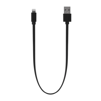 Cavo Lightning certificato MFi Apple Charge Speed 3A (0,3M), Jet Black